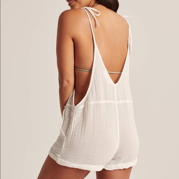 COPY - Beach cover up romper(Abercrombie & Fitch) - Picture 6 of 6